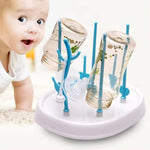 Support de Séchage Pratique pour Biberons de Bébé - Gain de Temps et Hygiène Assurée